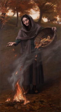 Maureen Hyde, Autumn, Oil on linen, 125 x 80 cm, 2011