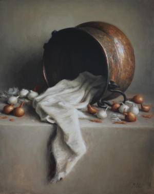 Michael DeVore Spilled Pot, 2016, oil on linen, 30x24in (76x61cm) Michael DeVore Spilled Pot, 2016, oil on linen, 30x24in (76x61cm)