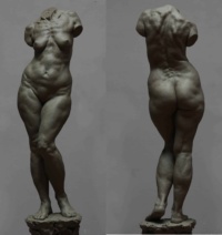 "Astarte", Finished clay, 3/4 Life size, 2019 Mitch Shea, "Astarte", Finished clay, 3/4 Life size, 2019