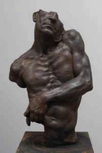 "Proselyte", Bronze, Life size, 2017 Mitch Shea, "Proselyte", Bronze, Life size, 2017