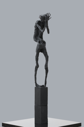 Dr Gindi, Shame, Bronze, H 76 x W 11 x D 16 cm, 2021 Dr Gindi, Shame, Bronze, H 76 x W 11 x D 16 cm, 2021