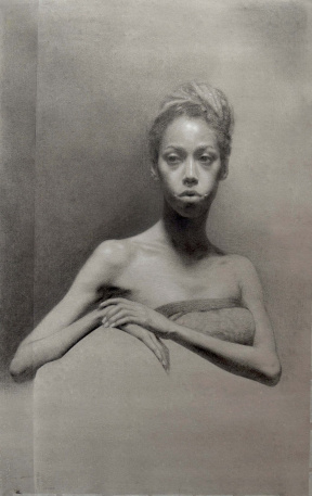 Nguyen Cuong Ta, Anthea, Charcoal on Arches paper, 2018 Nguyen Cuong Ta, Anthea, Charcoal on Arches paper, 2018