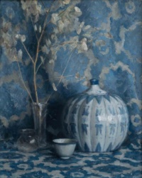 "Pumpkin jar", Oil on linen, 55 x 70 cm, 2021 Nicolas Chen, Pumpkin jar, Oil on linen, 55 x 70 cm, 2021