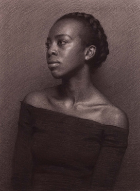 Nikolas von Tiedemann Intermediate Program (second year), Portrait drawing, Charcoal and white chalk on toned paper, 62x47 cm, 2021 Nikolas von Tiedemann Intermediate Program (second year), Portrait drawing, Charcoal and white chalk on toned paper, 62x47 cm, 2021