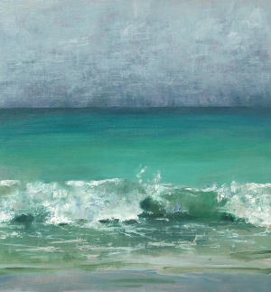 Onnalin Lojanagosin, Precipitation, Oil on canvas, 35x35 cm, 2020 Onnalin Lojanagosin, Precipitation, Oil on canvas, 35x35 cm, 2020