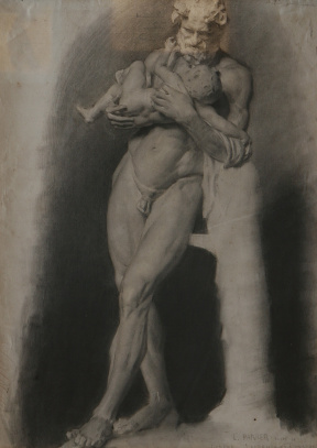 Lawton S. Parker (b. 1868; d. 1954) Cast drawing, 19th century, 59x46 cm Lawton S. Parker (b. 1868; d. 1954) Cast drawing, 19th century, 59x46 cm