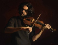 "The Violinist", Oil on canvas, 2014 Per Olav Olsen, The Violinist, Oil on canvas, 2014