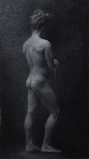 Philip Hedgecock, Intermediate Sculpture Drawing long pose male, FAA Florence copy