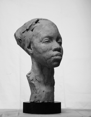 Poppy Field. Fatima, Finished clay, 34x19x22 cm, 2020 Poppy Field. Fatima, Finished clay, 34x19x22 cm, 2020