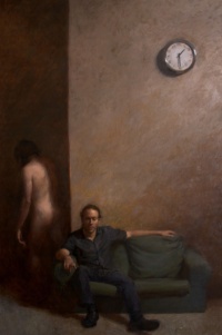 "Wall of Opposites", Oil on canvas Richard Greathouse, Wall of Opposites, Oil on canvas