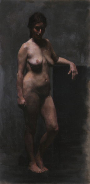 Roald Mortensen, Advanced (third year), Figure Painting, Oil on canvas, 88x50 cm Roald Mortensen, Advanced (third year), Figure Painting, Oil on canvas, 88x50 cm
