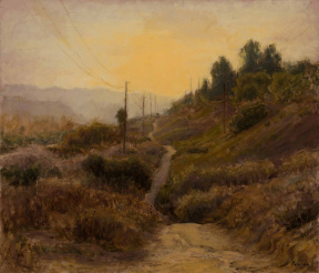 Romer Kitching, A Path in San Diego, Oil on canvas, 71 x 61 cm, 2020 Romer Kitching, A Path in San Diego, Oil on canvas, 71 x 61 cm, 2020