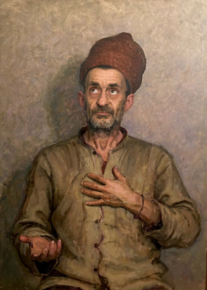 "Philippe", Oil on canvas, 65 x 92 cm, 2020 Romer Kitching, Philippe, Oil on canvas, 65 x 92 cm, 2020