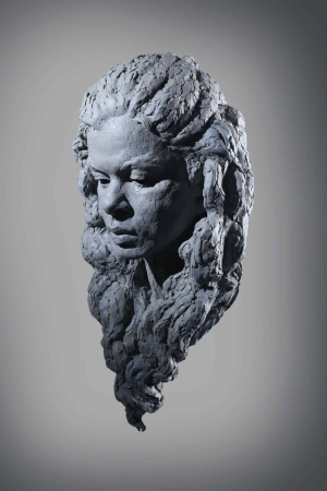 Ruchi Arora, Radha, Finished clay, 19x10x10 cm, 2020 Ruchi Arora, Radha, Finished clay, 19x10x10 cm, 2020