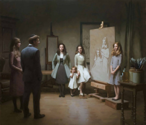 Rupert Alexander, The Levinsons, Oil on canvas, 155 x 135 cm, 2017 Rupert Alexander, The Levinsons, Oil on canvas, 155 x 135 cm, 2017