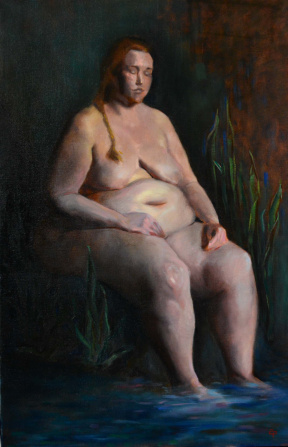 Sparsh Gupta, Conducting oneness, Oil on canvas, 54 x 83 cm, 2020 Sparsh Gupta, Conducting oneness, Oil on canvas, 54 x 83 cm, 2020