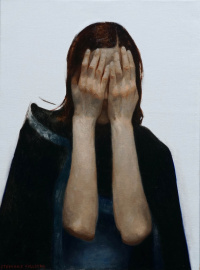 Stephanie Kullberg, "Untitled", Oil on linen, 54 x 40 cm, 2021