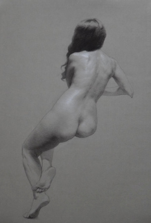 Ta Nguyen Cuong, Offset, Charcoal and white chalk on Roma paper, 66x48 cm, 2020 Ta Nguyen Cuong, Offset, Charcoal and white chalk on Roma paper, 66x48 cm, 2020