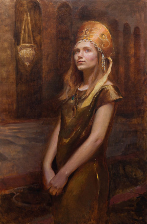 Tanvi Pathare, “Vasilisa”, Oil on linen, 2019, 75 x 115 cm, € 9.000,00 Tanvi Pathare, “Vasilisa”, 75 cm x 115 cm, Oil on linen, 2019 € 9.000,00