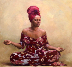 Tanvi Pathare, Within, Oil on linen, 105 x 115 cm, 2021 Tanvi Pathare, Within, Oil on linen, 105 x 115 cm, 2021