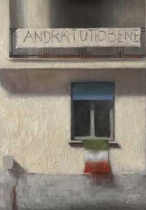 Tara Glenny, Advanced program, Andrà Tutto Bene painted in quarantine