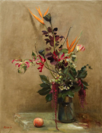 "Bird of paradise", 70 x 90 cm, 2019 Tatyana Kulida, "Bird of paradise", 70 x 90 cm, 2019
