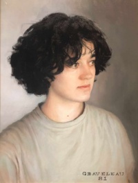"Anne-Clotilde", Oil on canvas, 50 x 35 cm,2021 Thomas Graveleau, "Anne-Clotilde", Oil on canvas, 50 x 35 cm,2021