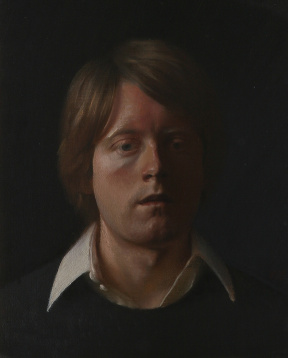 Valdemar Lethin, Advanced Painting (third year), Self Portrait, Oil on canvas, 28x28 cm Valdemar Lethin, Advanced Painting (third year), Self Portrait, Oil on canvas, 28x28 cm