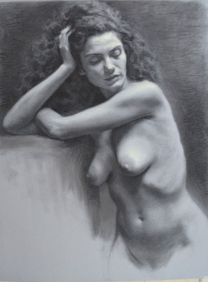 "Female nude" Vitaliy Shtanko Female nude