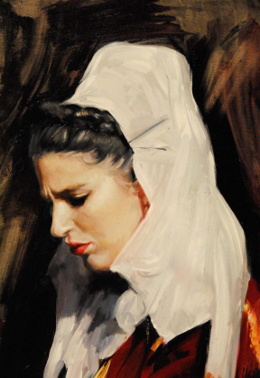 "Portrait 4", Oil on canvas, 35 x 50 cm, 2021 Vladimir Jovicevic, Portrait 4, Oil on canvas, 35 x 50 cm, 2021