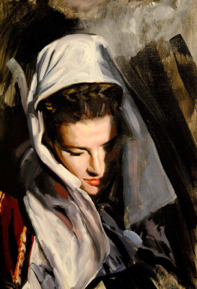 "Portrait 5", Oil on canvas, 35 x 50 cm, 2021 Vladimir Jovicevic, Portrait 5, Oil on canvas, 35 x 50 cm, 2021