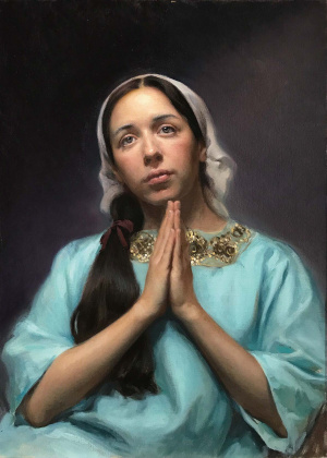 Wang Hao, Hope, Oil on canvas, 50x70 cm, 2020 Wang Hao, Hope, Oil on canvas, 50x70 cm, 2020