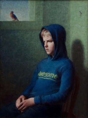 "Awesome", Oil on aluminum panel, 18 x 24 in. 2018 William Neukomm, Awesome, Oil on aluminum panel, 18 x 24 in. 2018