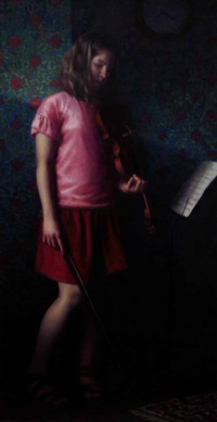 "Intermezzo", Oil on aluminum panel, 21 x 40 in. 2019 William Neukomm, Intermezzo, Oil on aluminum panel, 21 x 40 in. 2019