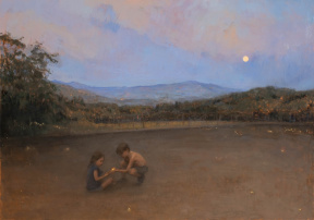 "Beyond Sight", Oil on copper, 100 x 70 cm, 2022 Melissa Sanchez, Beyond Sight, Oil on copper, 100 x 70 cm, 2022