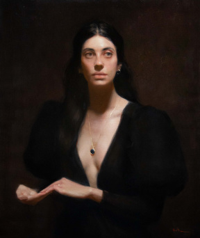 "Reverie", Oil on canvas, 65 x 75 cm, 2022 Ola Alaa El-Din, Reverie, Oil on canvas, 65 x 75 cm, 2022