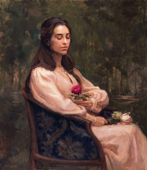 "Perfume", Oil on canvas, 96 x 110 cm, 2022 Tanvi Pathare, Perfume, Oil on canvas, 96 x 110 cm, 2022