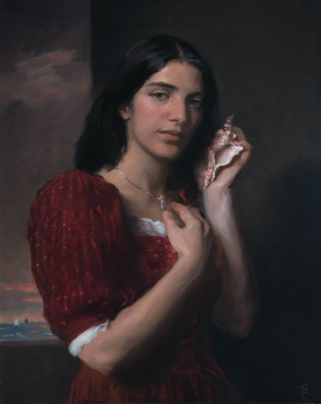 "The Illusion of Sound", Oil on canvas, 60 x 75 cm, 2022 Tom Richards, The Illusion of Sound, Oil on canvas, 60 x 75 cm, 2022