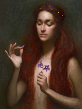 "Flora", Oil on canvas, 40 x 65 cm, 2022 Toby Neve, Flora, Oil on canvas, 40 x 65 cm (unframed), 54 x 79 cm (framed), 2022