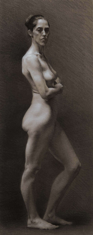 Andrea Jimenez Carrasquillo, Advanced Sculpture, Third Year, Figure drawing