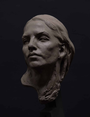 Andrea Jimenez Carrasquillo, Advanced Sculpture, Third Year, Portrait