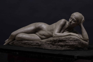 Avi Yosfan, Advanced Sculpture, Third Year, 3-4 life-size reclining figure