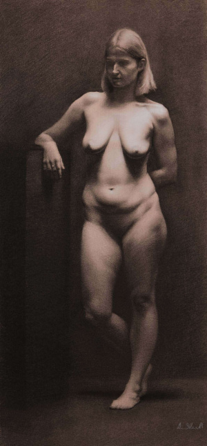 Dan Russell, Advanced Sculpture, Third Year, Figure drawing