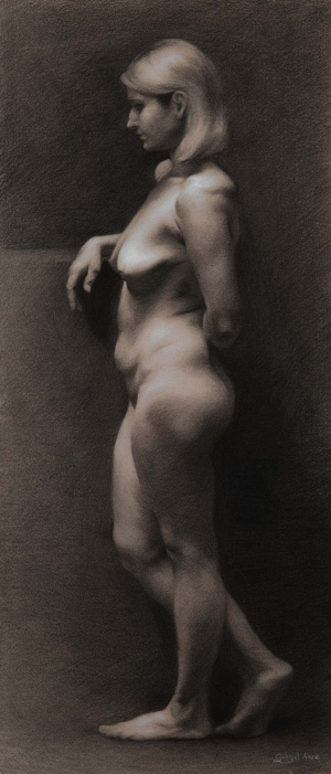 Gabriel Akre, Advanced Sculpture, Third Year, Figure drawing