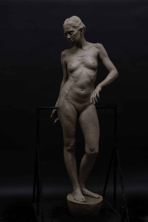 Gabriel Akre, Advanced Sculpture, Third Year, Life-size figure, Final project
