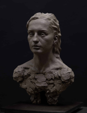 Kevin Urban, Advanced Sculpture, Third Year, Portrait 2