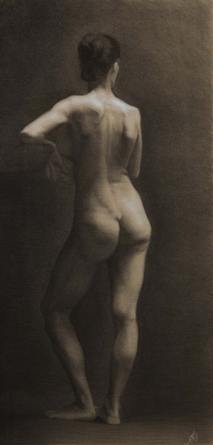 Nicole Bruce, Intermediate Sculpture, Second Year, Figure drawing