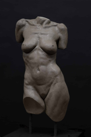Nicole Bruce, Intermediate Sculpture, Second Year, Life-size torso