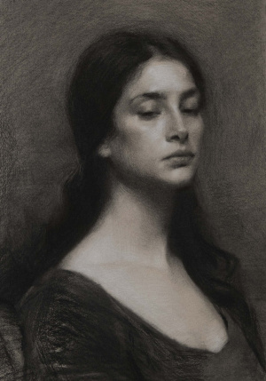 Nova Crowder, Intermediate Program, Second Year, Portrait drawing
