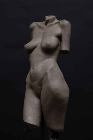 Quinn Boothe, Intermediate Sculpture, Second Year, Life-size torso 2